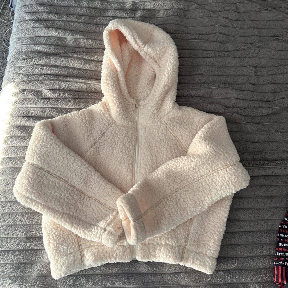 Sherpa Crème Zip Up Jacket